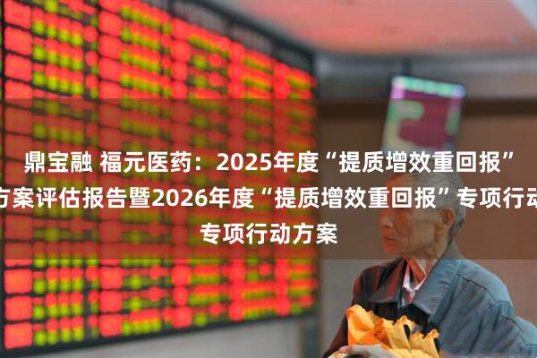 鼎宝融 福元医药：2025年度“提质增效重回报”行动方案评估报告暨2026年度“提质增效重回报”专项行动方案