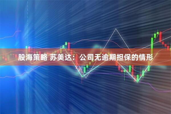 股海策略 苏美达：公司无逾期担保的情形