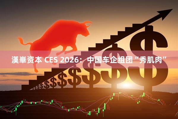 漢崋资本 CES 2026：中国车企组团“秀肌肉”
