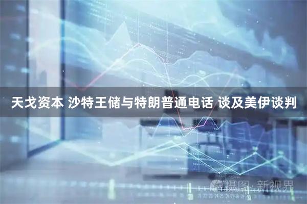 天戈资本 沙特王储与特朗普通电话 谈及美伊谈判